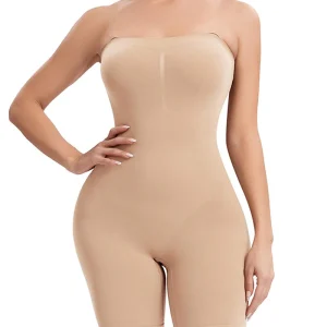 Corsé De Una Pieza Con Tirantes Removibles Y Top Superior