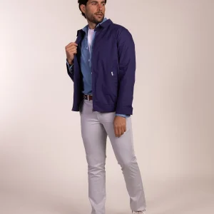 Chaqueta Ligera Azul Indigo | Tiñosa