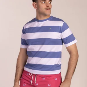 Camiseta Rayas Azul | Monaco