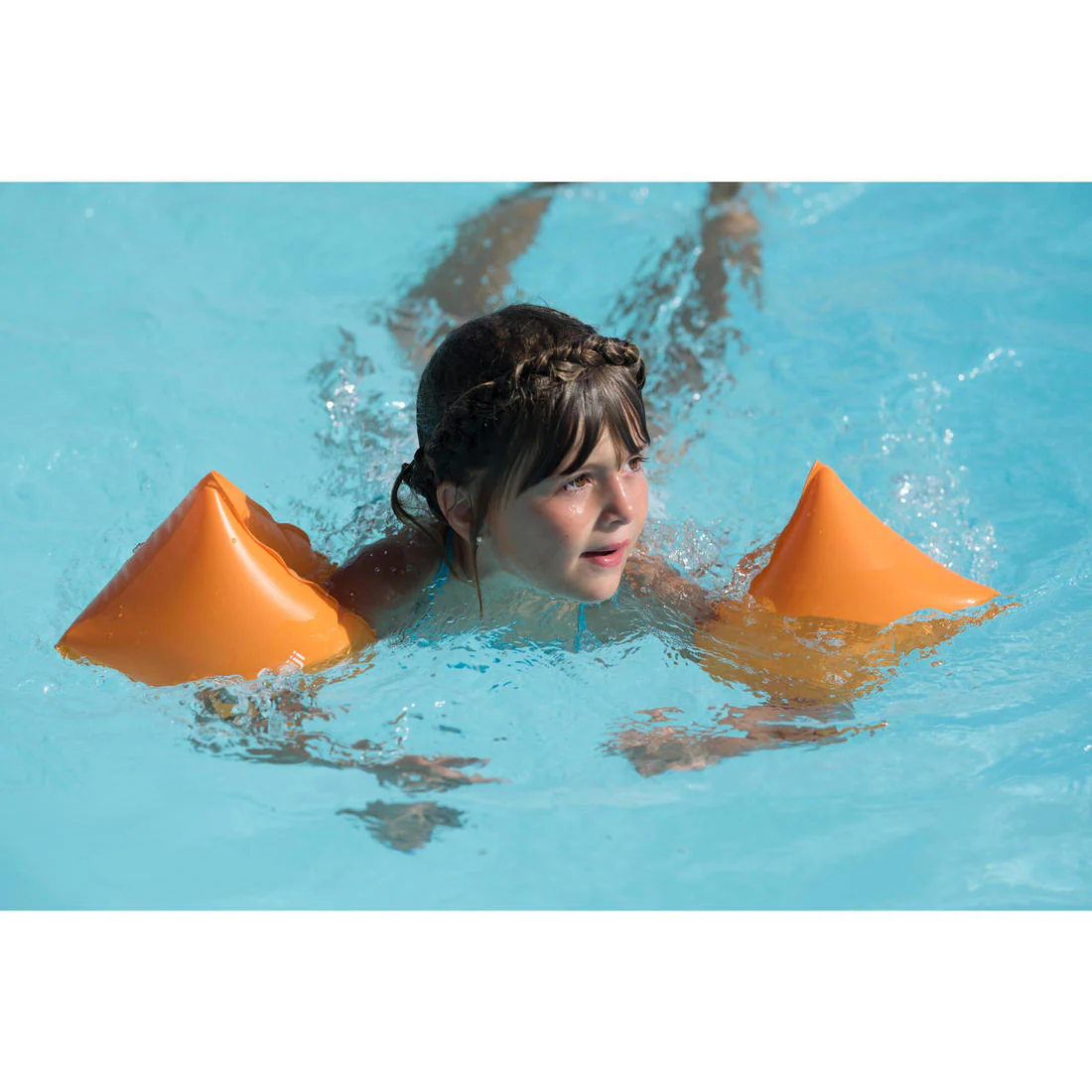 Manguitos piscina Niños Bebés 11-30 Kg naranja - Imagen 3