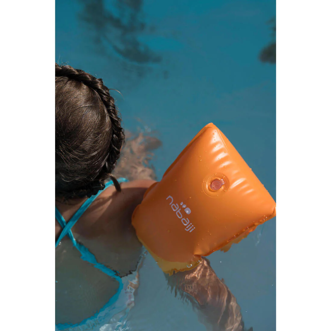 Manguitos piscina Niños Bebés 11-30 Kg naranja - Imagen 9