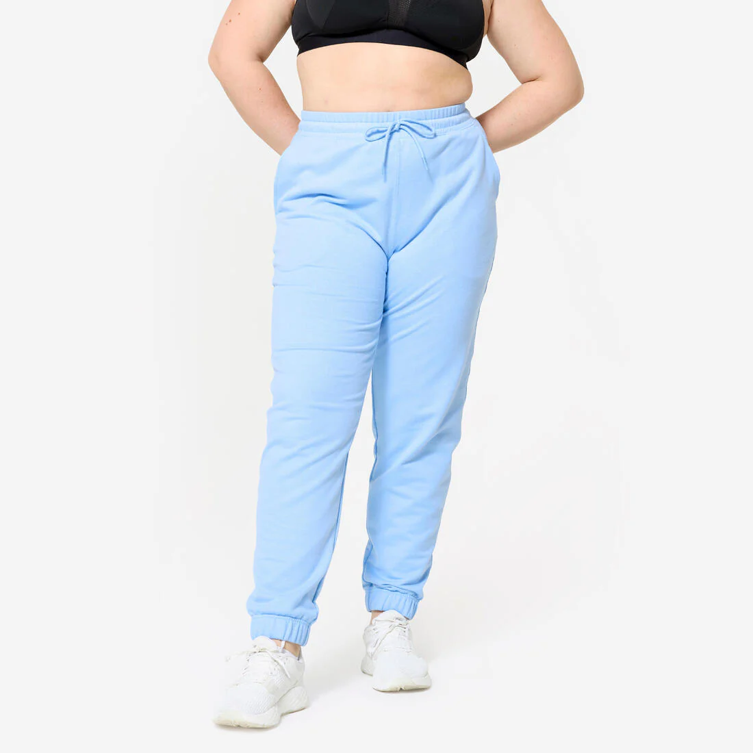 Pantalón jogger algodón fitness 500 Mujer Domyos - Imagen 3