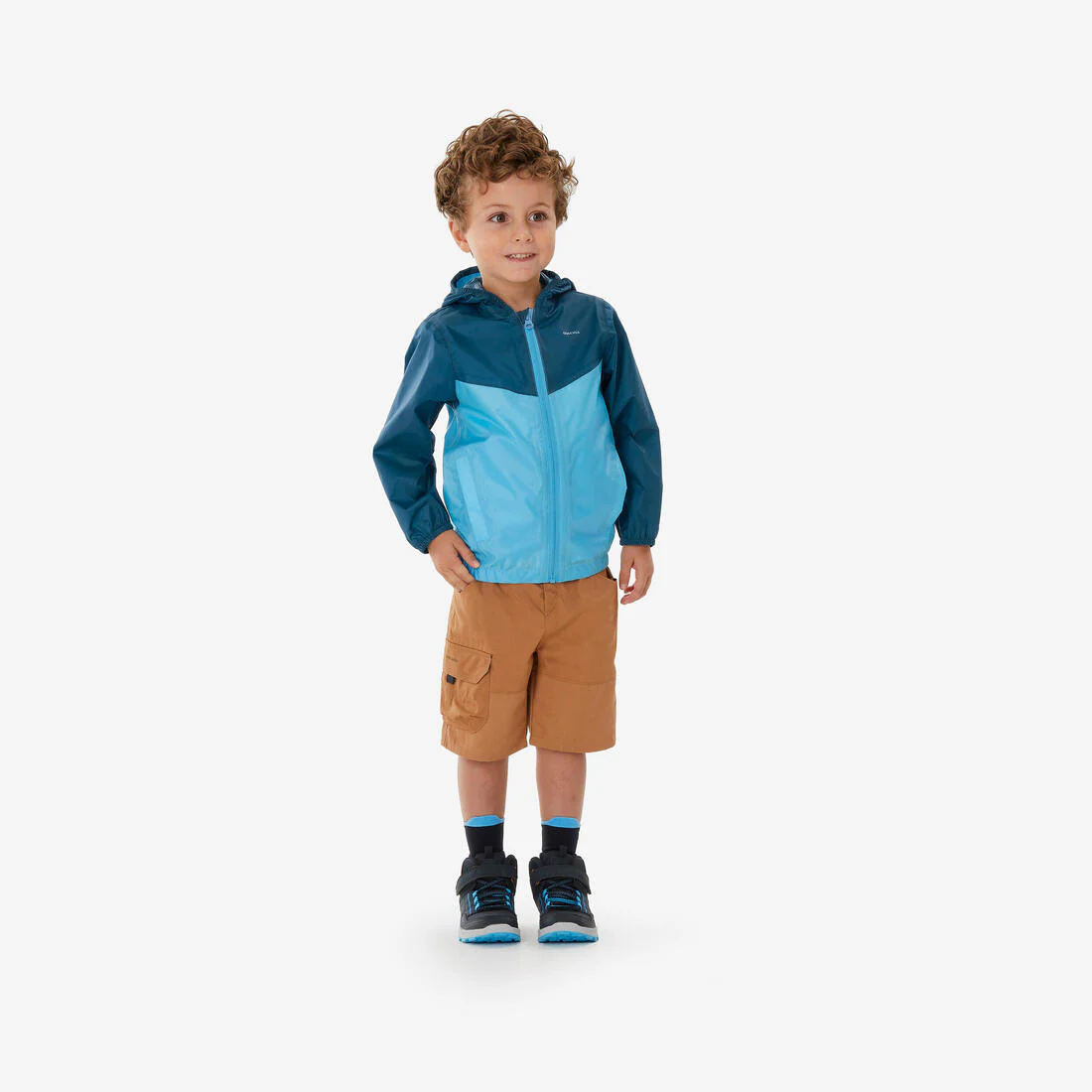 Chubasquero de montaña y trekking Niños 2-6 años Quechua MH100 - Imagen 4