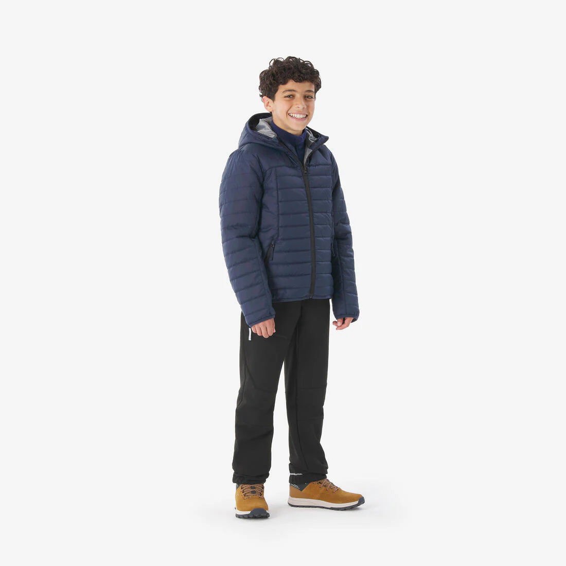 Chaqueta acolchada de montaña y trekking capucha Niños 7-15 años Quechua MH100 - Imagen 7