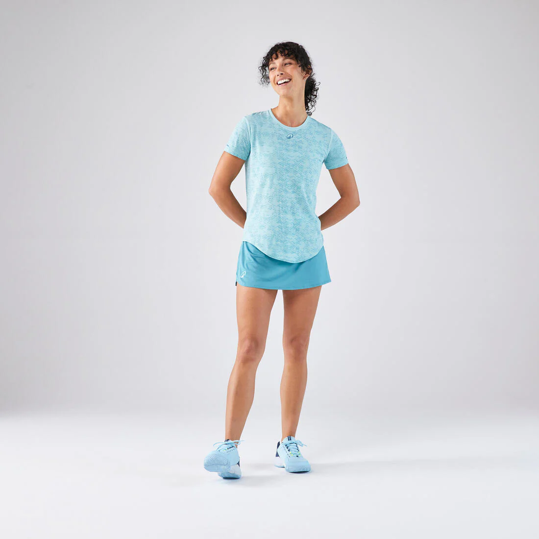 Camiseta de pádel de manga corta técnica transpirable mujer - Imagen 4