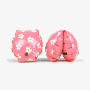 Manguitos Piscina Niños Rosa Estampado Flores 11-30 kg