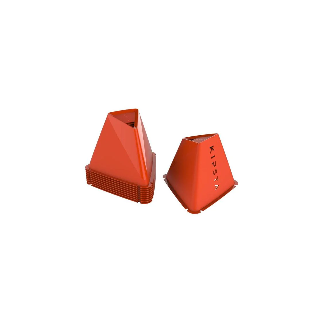 Lote de 6 conos de entrenamiento Essential 15 cm naranja - Imagen 5