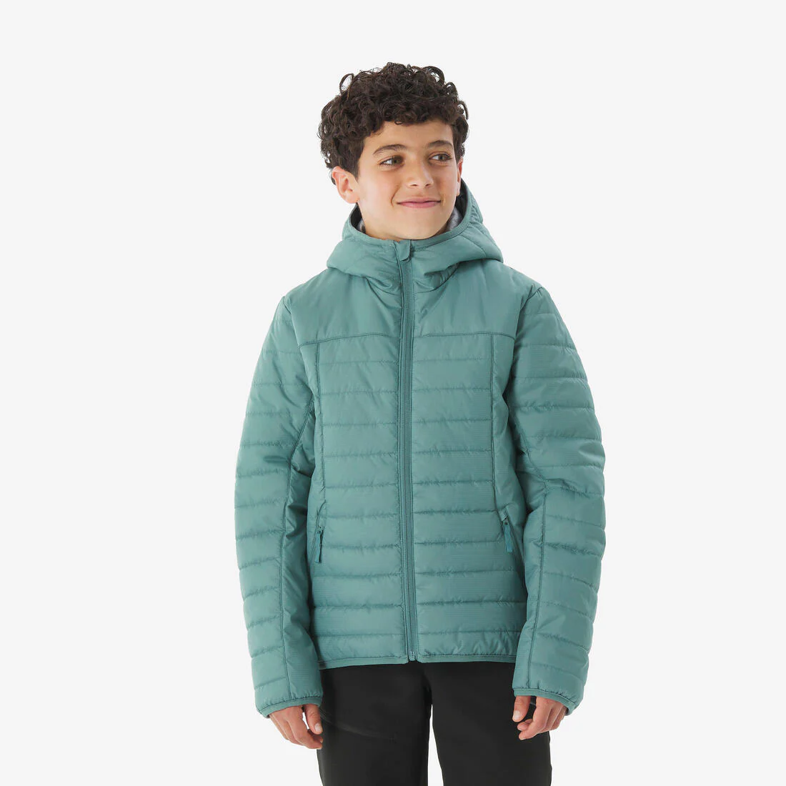 Chaqueta acolchada de montaña y trekking capucha Niños 7-15 años Quechua MH100 - Imagen 3